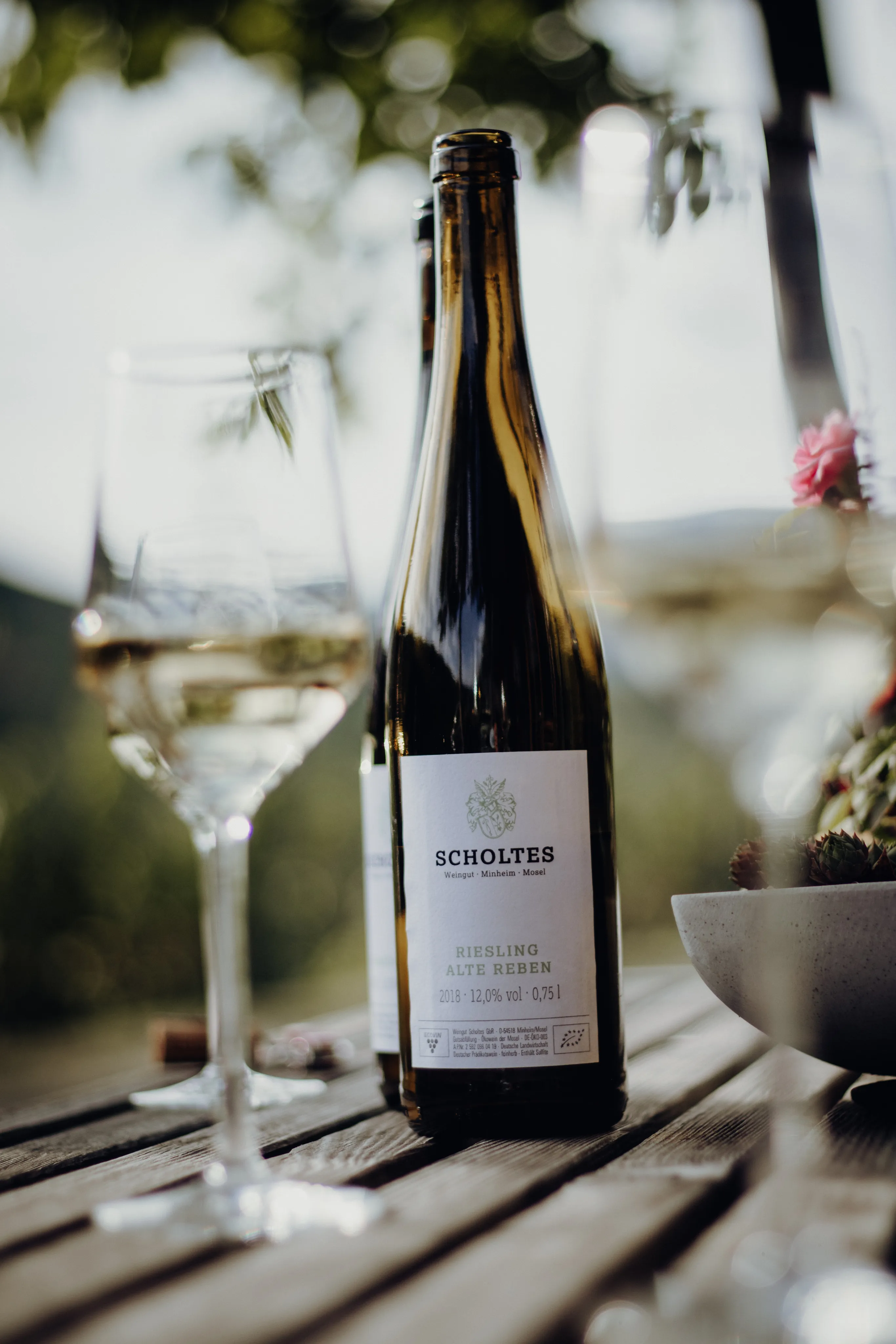 A bottle of “Riesling Alte Reben”